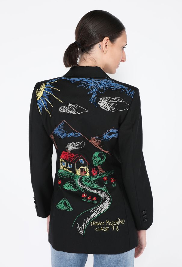 Moschino Tailored Embroidered Blazer, 1991 - 1