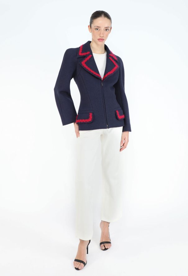 Chanel RARE F/W 1997 Felted Passmenterie Jacket - 5