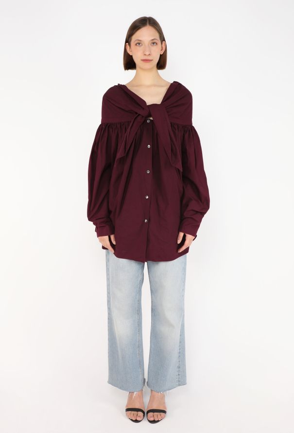Romeo Gigli Knotted Cotton Tunic, 1992 - 3