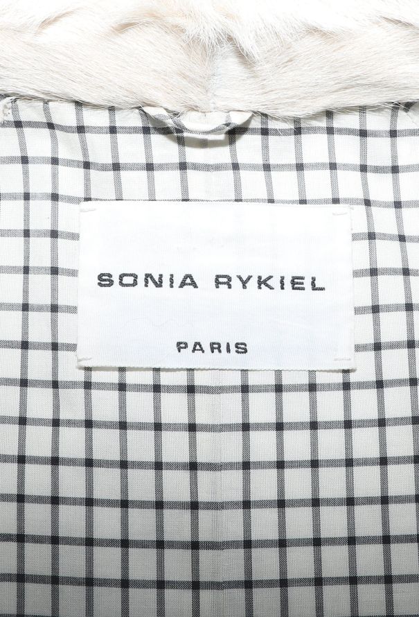 Sonia Rykiel Resort 2017 Dyed Goat Fur Peacoat - 8 Sonia Rykiel Resort 2017 Dyed Goat Fur Peacoat - 8