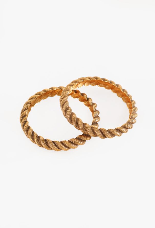 Chanel Castellane Set of 2 Bangles, 1986 - 1
