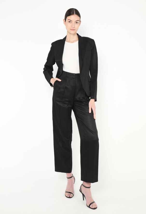 Alaïa Vintage Cinched Twill Suit - 1