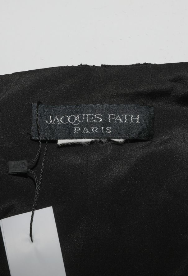 Jacques Fath Lace Bow Dress, 1990s - 5