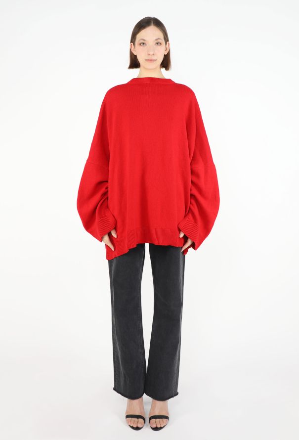 Loewe Oversized Open-Slit Sweater - 3
