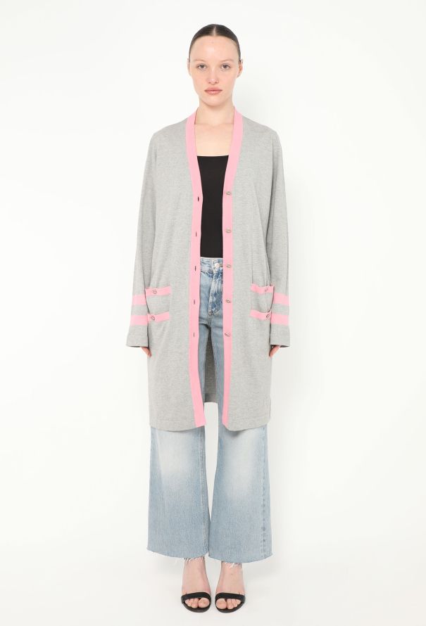 Chanel Cashmere Bicolor Cardigan - 1