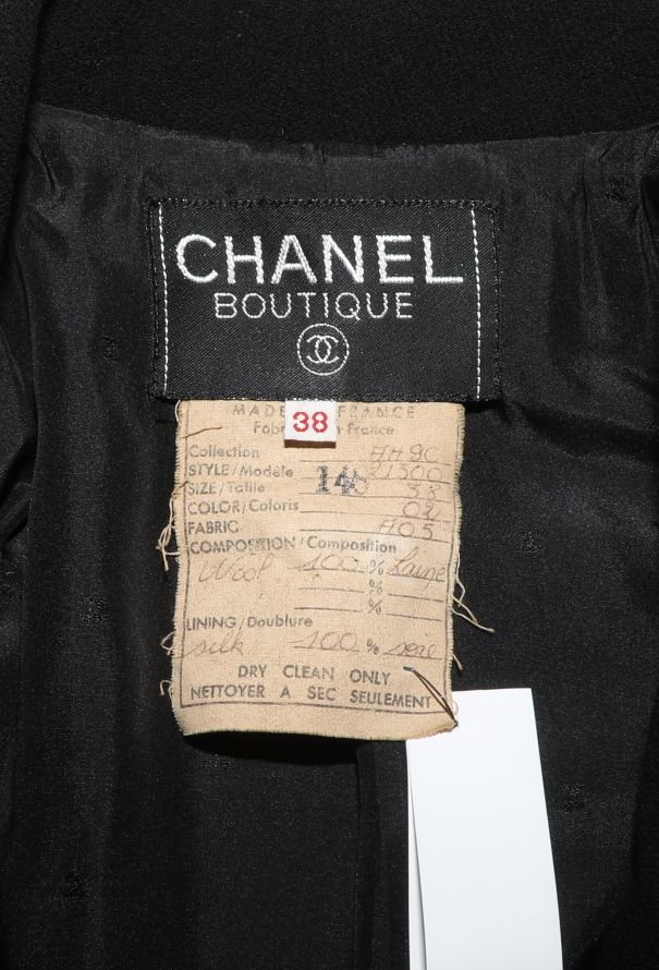 Chanel COLLECTOR 1990 Double-Breasted 'CC' Coat - 8