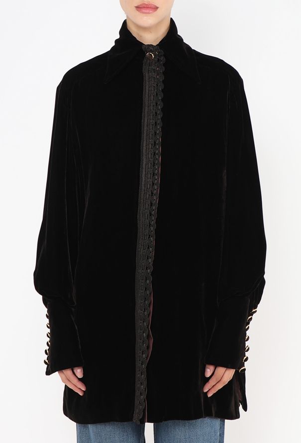 Dior Late '80s Passementerie Velvet Jacket - 1