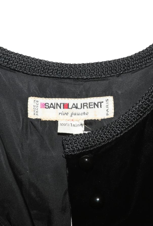 Saint Laurent COLLECTOR F/W 1977 Russian Velvet Smock Dress - 6