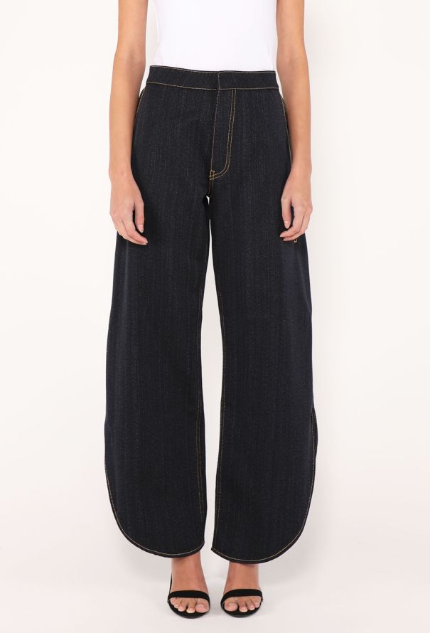 Alaïa F/W 2024 Wool Denim Rounded Jeans - 4