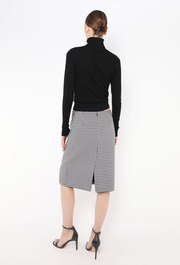 Balenciaga S/S 2018 Houndstooth Skirt - 5 Balenciaga S/S 2018 Houndstooth Skirt - 5
