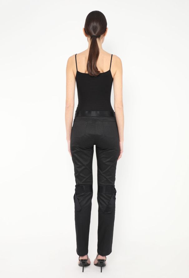 Chanel F/W 2005 Iridescent Satin Bow Jeans - 5 Chanel F/W 2005 Iridescent Satin Bow Jeans - 5