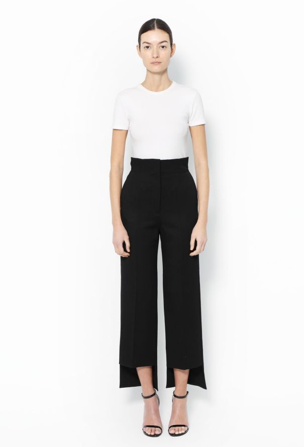Céline High-Waisted Twill Trousers - 1