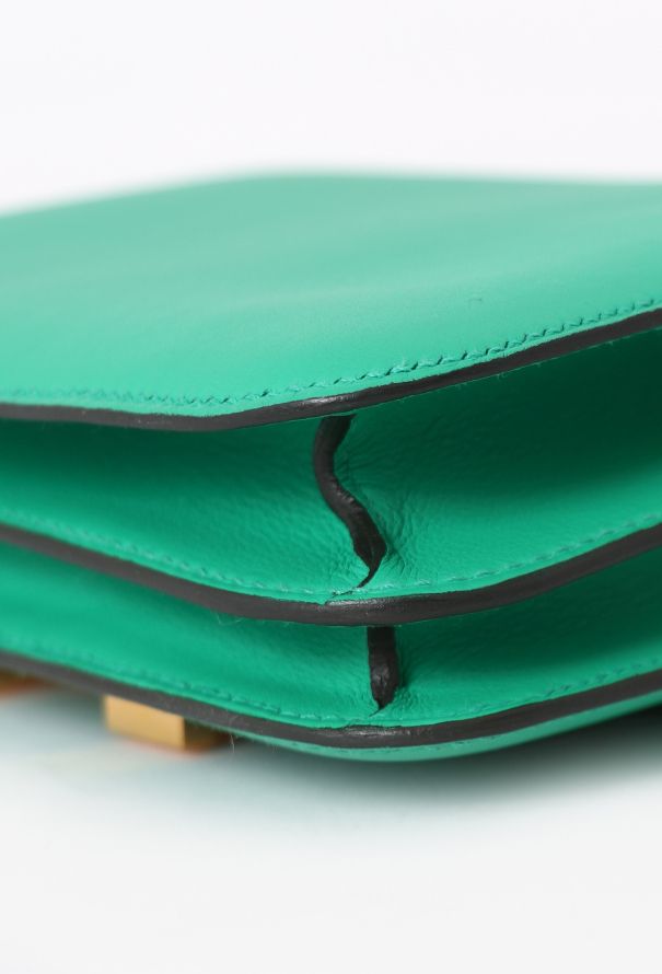 Hermès Menthe Swift Mini Constance III - 10