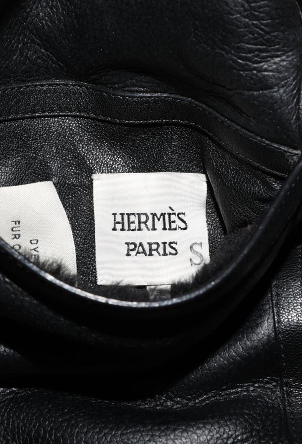 Hermès F/W 2021 Reversible Lambskin Shearling Coat - 9