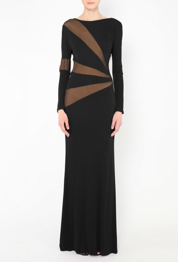 Emilio Pucci F/W 2012 Mesh Cut-Out Gown - 4