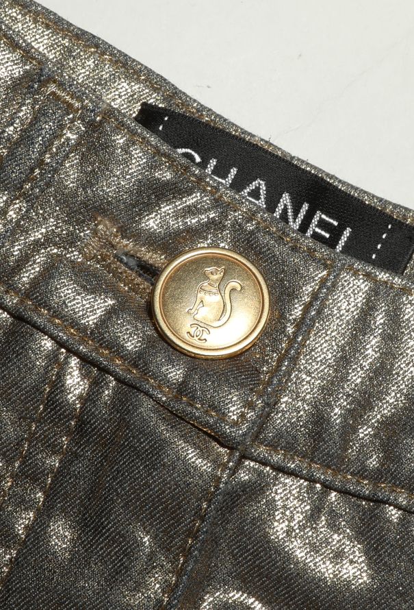 Chanel Pre-Fall 2019 Paris-New York Metallic Pants - 7