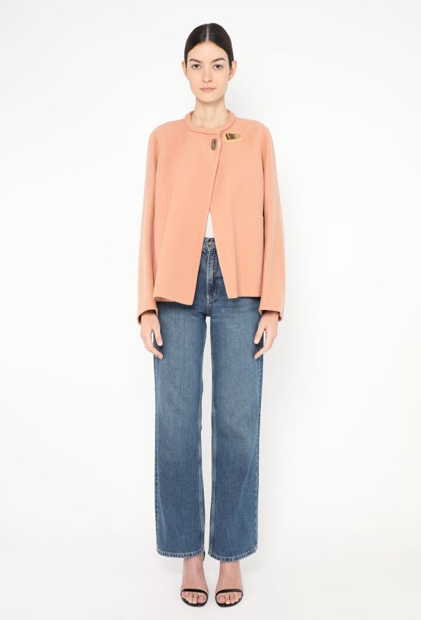 Hermès Early 2000s Cashmere Wrap Jacket - 3 Hermès Early 2000s Cashmere Wrap Jacket - 3