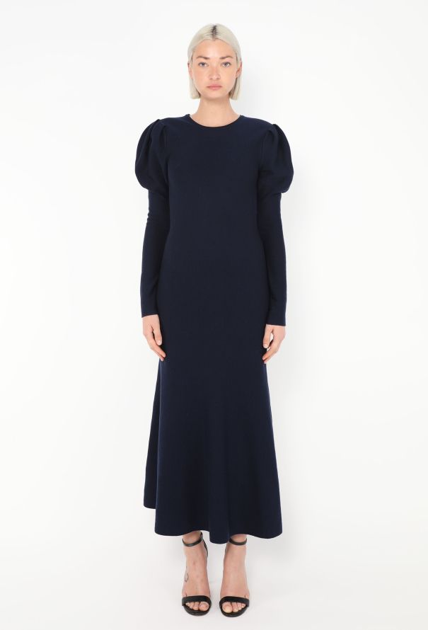 Gabriela Hearst F/W 2024 Hannah Puff-Sleeve Dress - 4