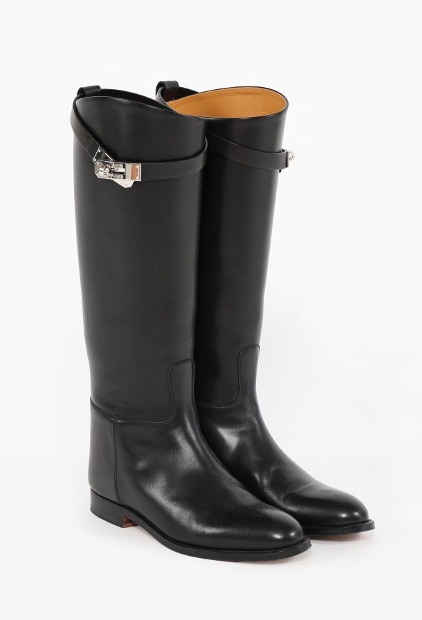 Hermès Jumping Leather Riding Boots - 2