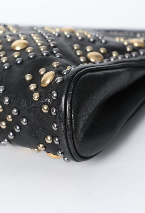 Saint Laurent 2010 Studded Leather Clutch - 7