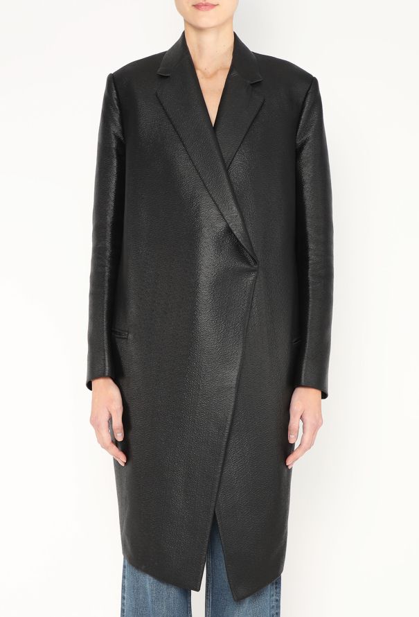 Céline F/W 2011 Textured Crombie Coat - 3