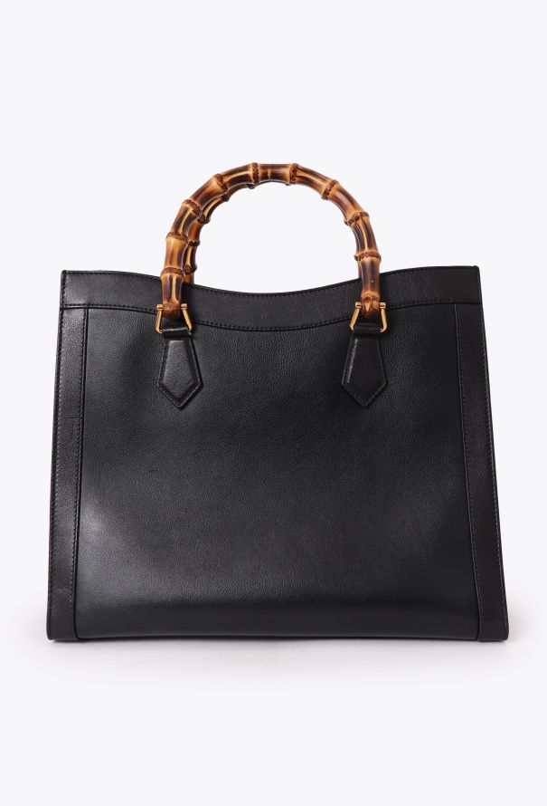 Gucci Black Diana Bamboo Tote bag - 4