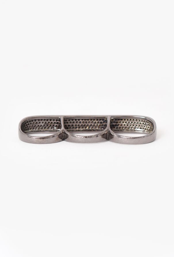 Modern Fine Jewelry AS29 18K Black & Rose Gold Diamond Rings Set - 9