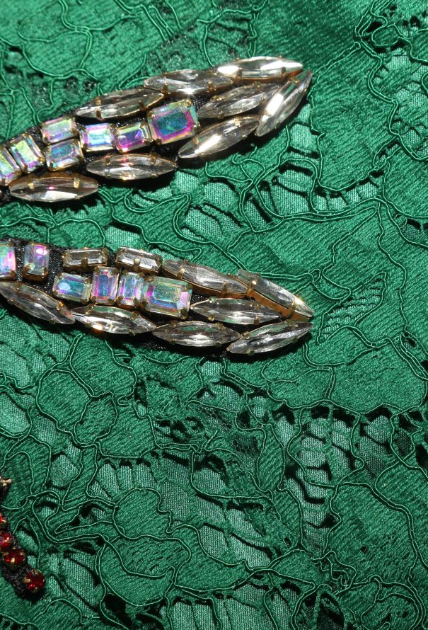 Dolce & Gabbana Dragonfly Embellished Lace Dress - 10 Dolce & Gabbana Dragonfly Embellished Lace Dress - 10