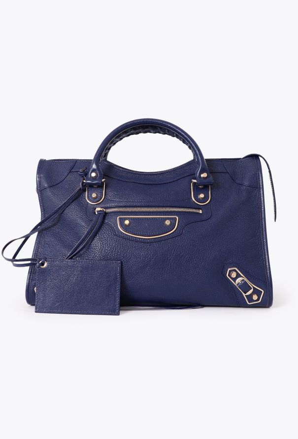 Balenciaga Blue Classic City Shoulder Bag - 1