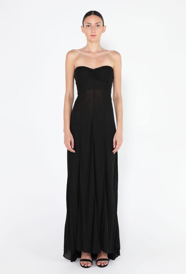 Balenciaga Le Dix 2001 Strapless Bustier Gown - 1