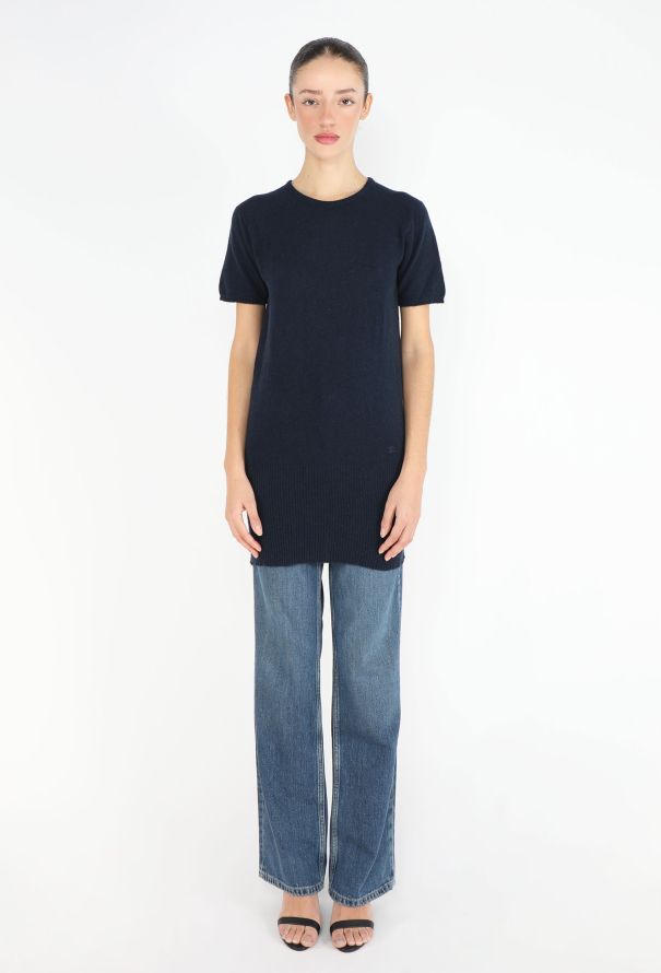 Chanel Cashmere Knit 'CC' Sweater - 3