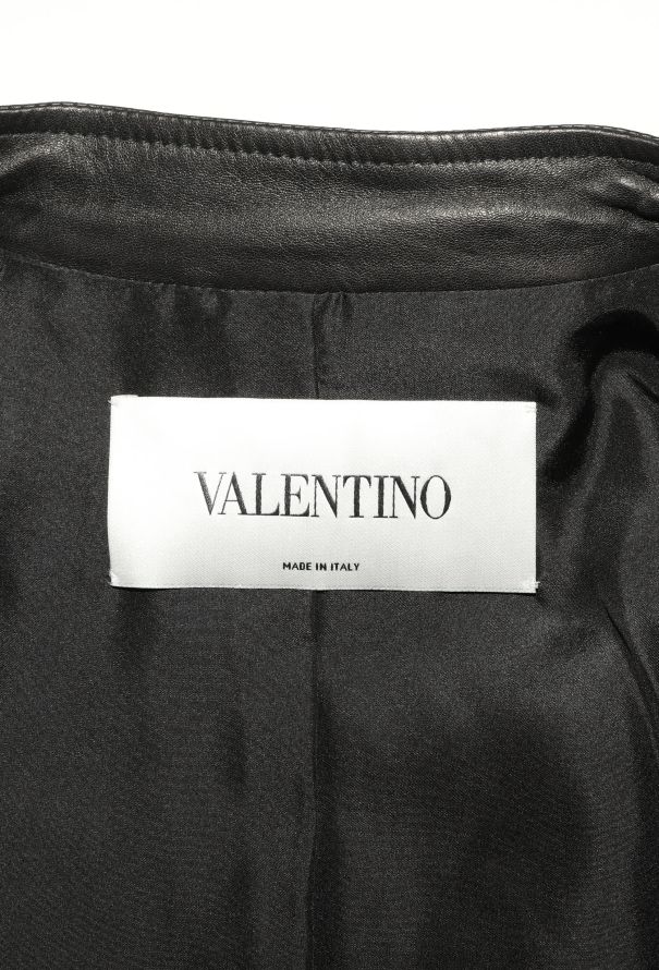Valentino 2020 Tiered Floral Leather Jacket - 5 Valentino 2020 Tiered Floral Leather Jacket - 5