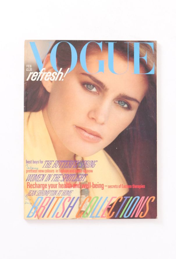 VOGUE UK 1982 Patrick Demarchelier Fashion Trio - 4 VOGUE UK 1982 Patrick Demarchelier Fashion Trio - 4