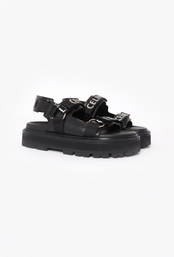 Céline 2022 Logo Platform Sandals - 3 Céline 2022 Logo Platform Sandals - 3