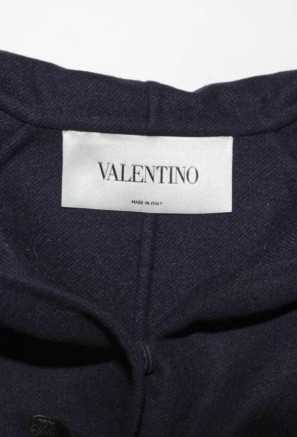 Valentino Buckled Wool Hooded Jacket - 6