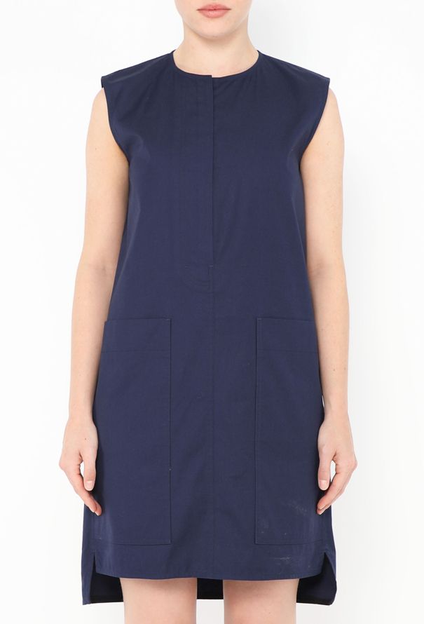 Céline Poplin Pocket Shift Dress - 2