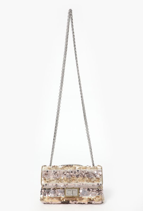 Chanel Sequined Small 2.55 Flap Bag - 2
