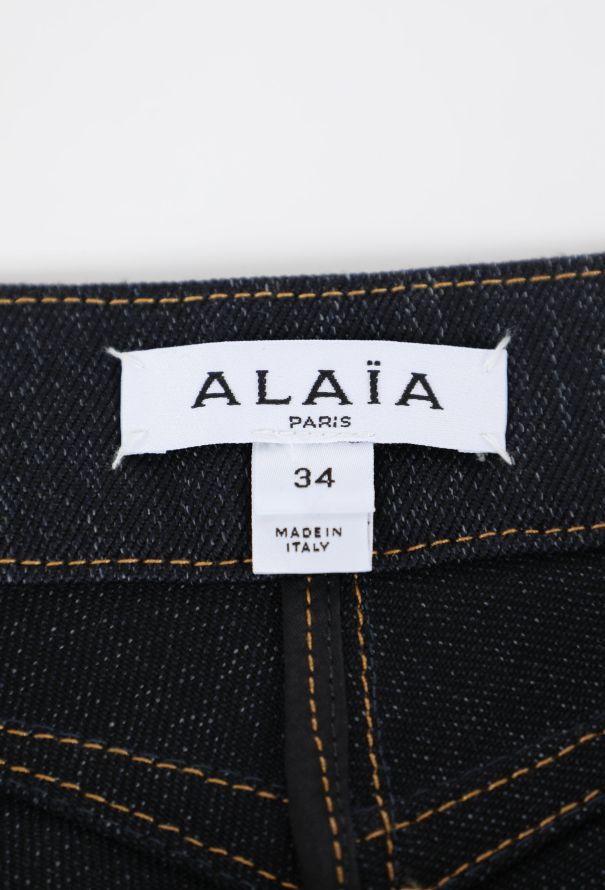 Alaïa F/W 2024 Wool Denim Rounded Jeans - 6