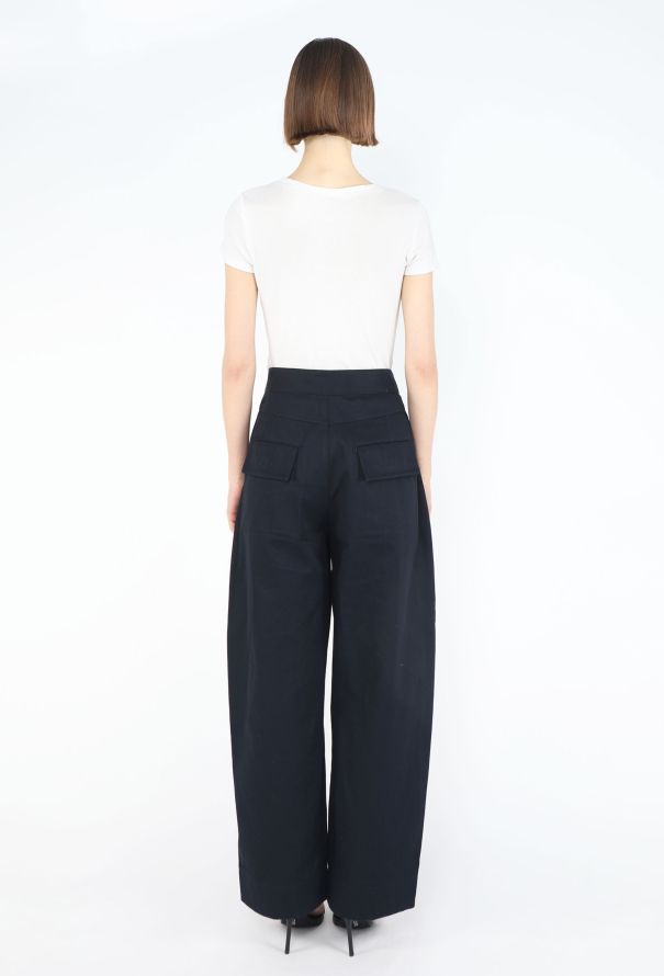 Bottega Veneta S/S 2024 Gabardine Naval Trousers - 6