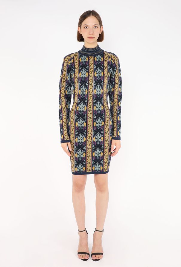 Alaïa Intarsia Bodycon Dress,  F/W 1990 - 3