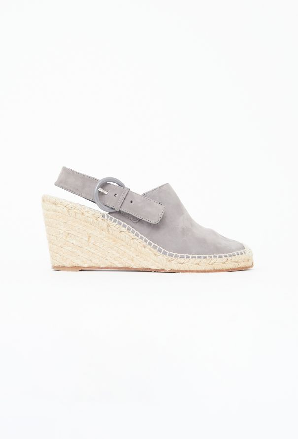 Céline Suede Slingback Espadrilles - 1