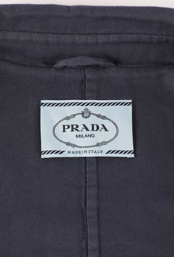 Prada Cotton Single Breasted Coat, 2023 - 7