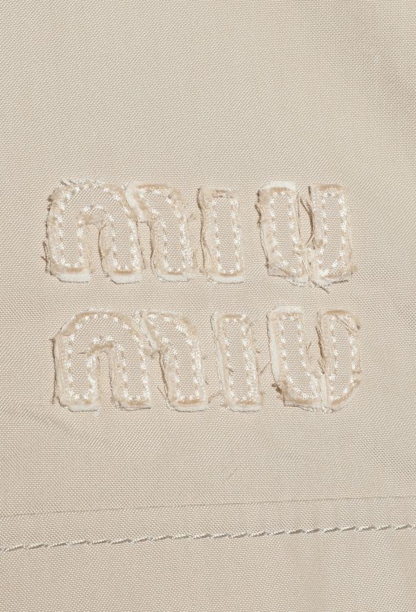 Miu Miu 2023 Safari Logo Dress - 6