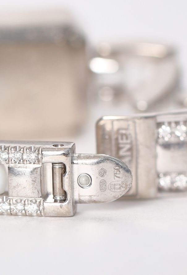 Chanel Rare 18K White Gold & Diamond Mini Première Watch - 8