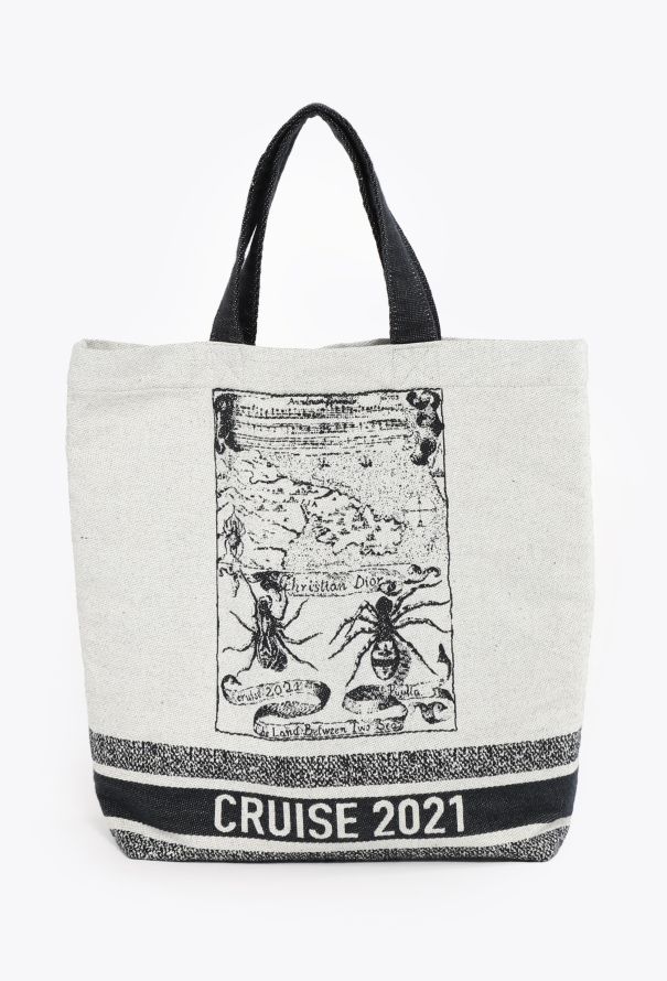 Dior Cruise 2021 Canvas ShoppingTote - 1