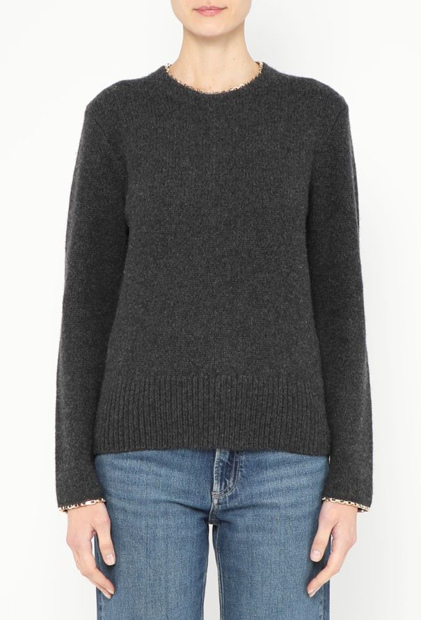 Toteme 2023 Chain Trim Knit Sweater - 1
