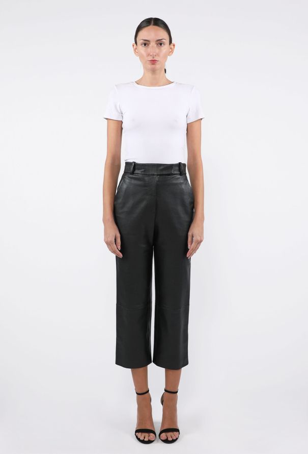 Khaite Emile Lambskin Leather Pants, F/W 2023 - 1