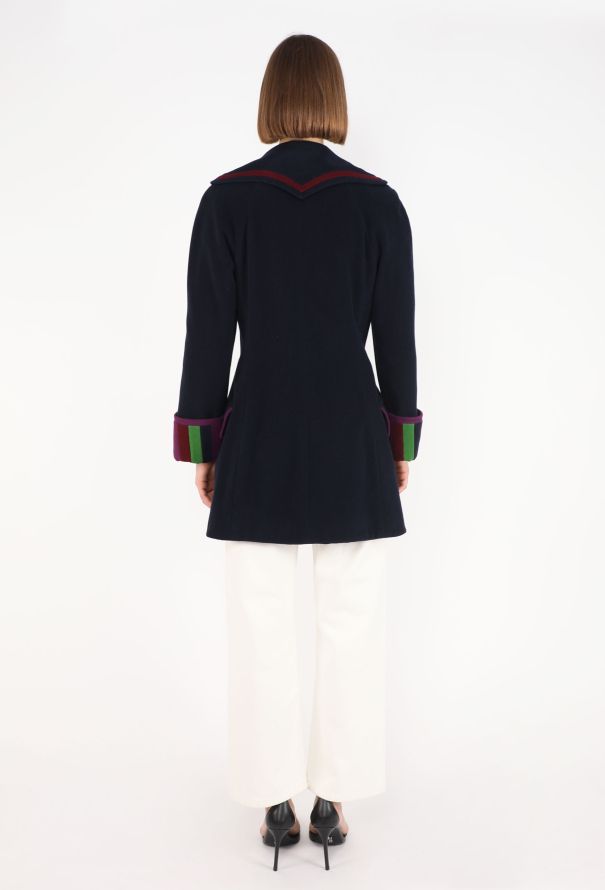 Gianni Versace Cashmere Sailor Peacoat, Fall 1993 - 7
