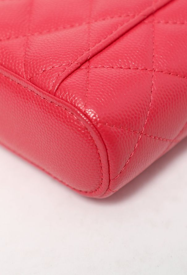 Chanel Classic Vertical Caviar Vanity Case Bag - 11