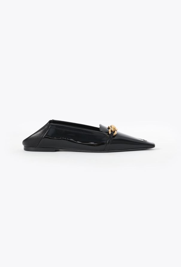 Saint Laurent 2024 Patent Chainlink Loafers - 2